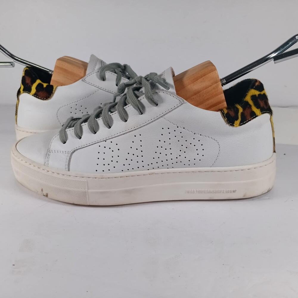 P448 'John' Perforated Embossed Sneaker Womens 8.5 MSRP $298